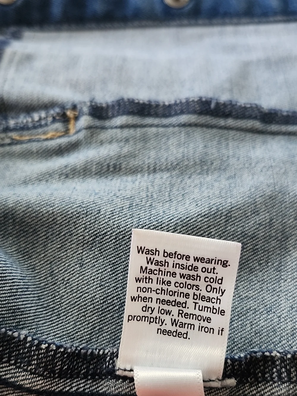 SO Girls' Cropped Blue Denim Jacket
